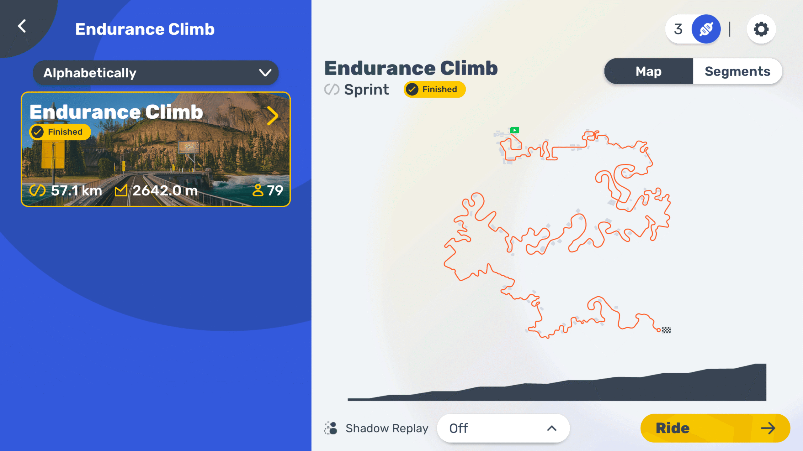 myWhoosh Endurance Climb