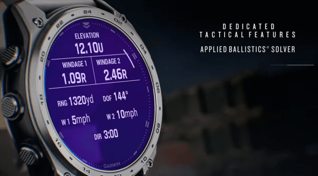 Garmin applied ballistics solver