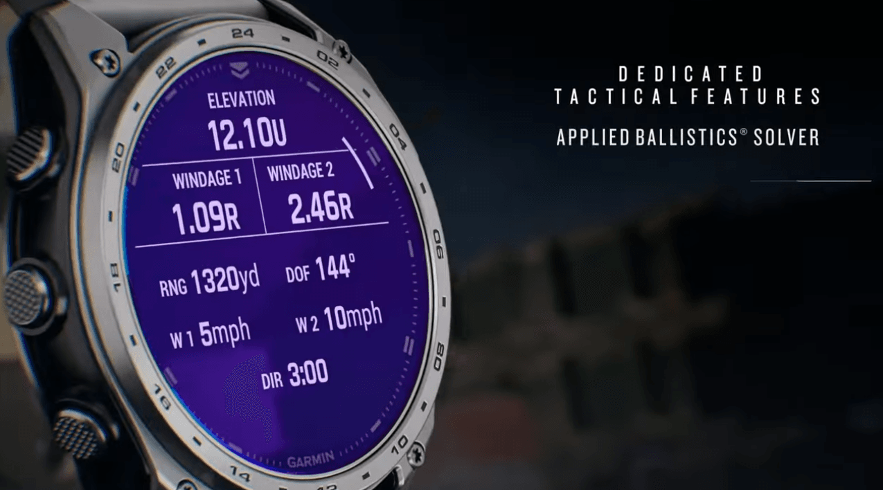 Garmin applied ballistics solver