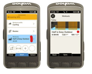 3. Wahoo Ready to Ride Dashboard workouts